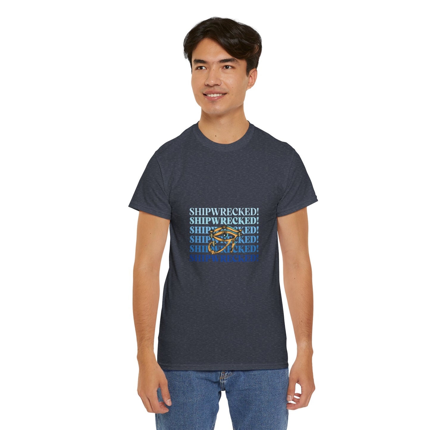 "SHIPWRECKED!" Unisex Heavy Cotton Tee