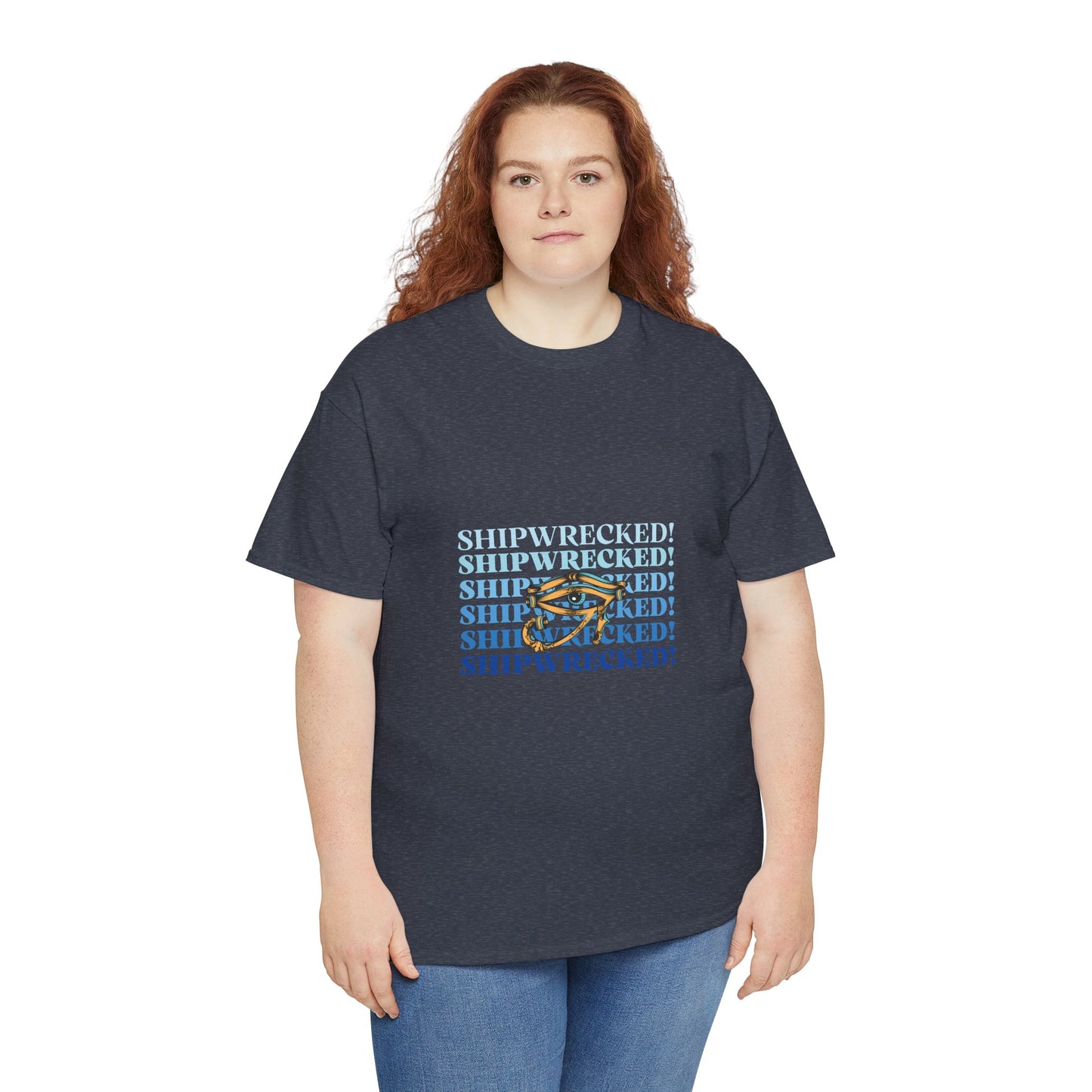 "SHIPWRECKED!" Unisex Heavy Cotton Tee