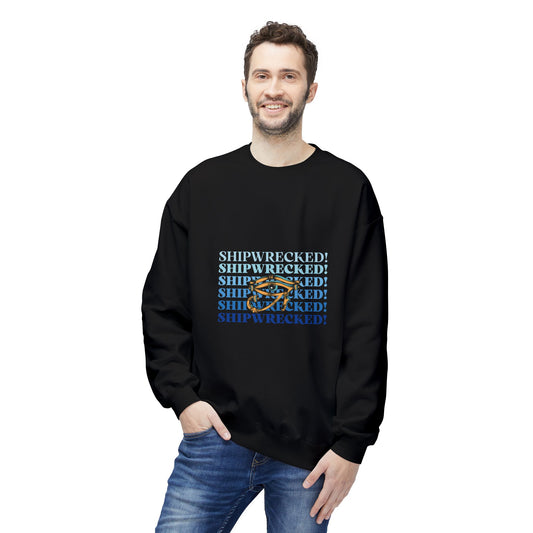 "SHIPWRECKED!" Commemorative Unisex Midweight Softstyle Fleece Crewneck Sweatshirt