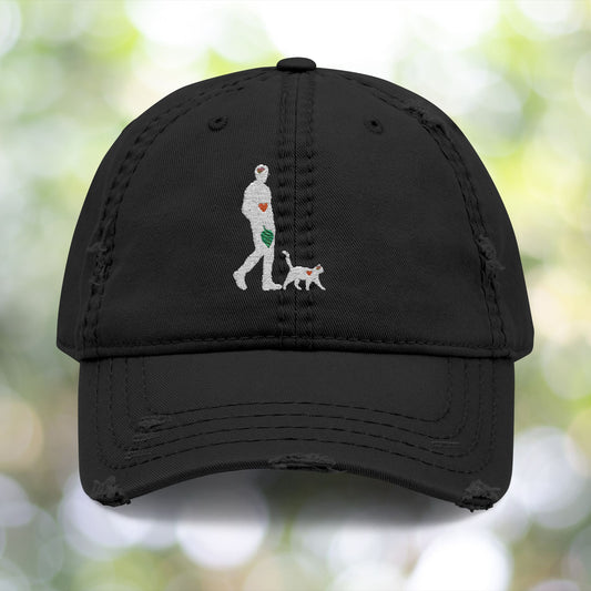 "Paradise" Distressed Dad Hat (Embroidery)